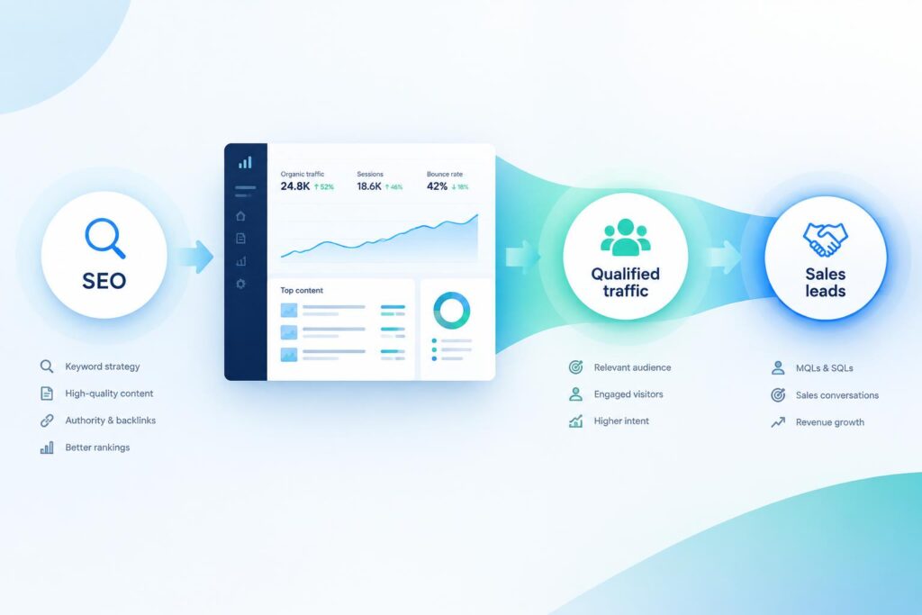 Optimiser sa stratégie de contenu B2B : du trafic qualifié aux leads commerciaux